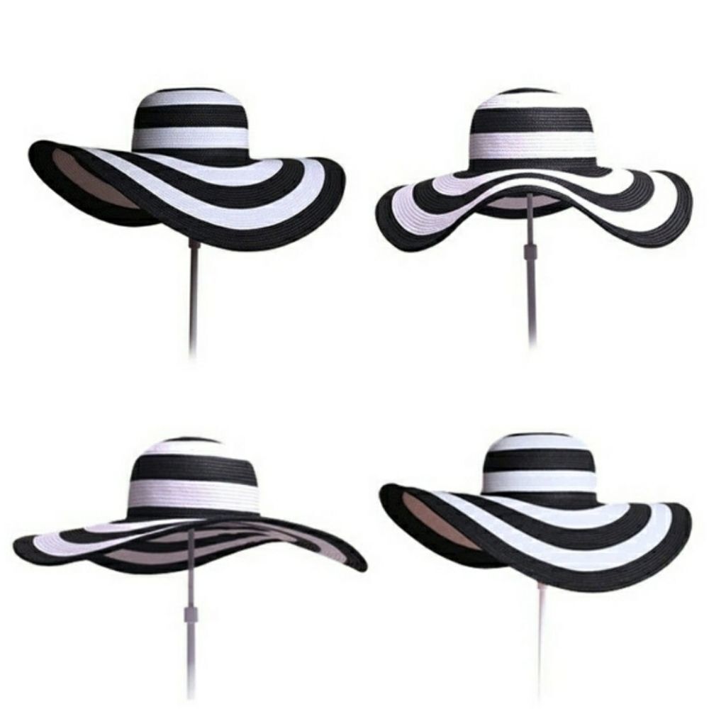 Large Floppy Folding Wide Brim Hat - Picture 4 of 6